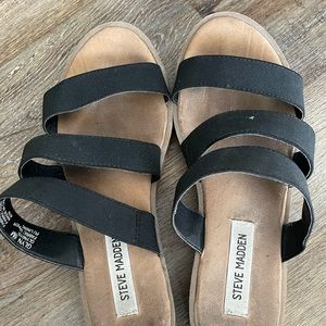 Lightly Worn Steve Madden Glyn 3 Platform Sandal, Size 8!